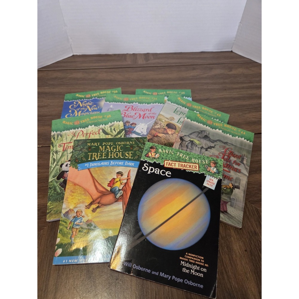 Magic Tree House Scholastic Books, #35, 36, 38, 43,44,48 And 2 Extra